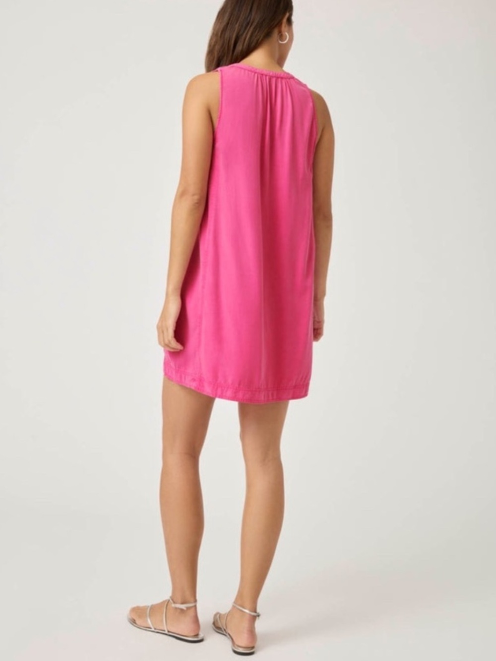 NWT SPLENDID LINEN BLEND CHARITY LILAC ROSE DRESS SZ XL - Picture 5 of 9